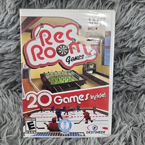 New Nintendo Wii Rec Room Games Factory Sealed‎